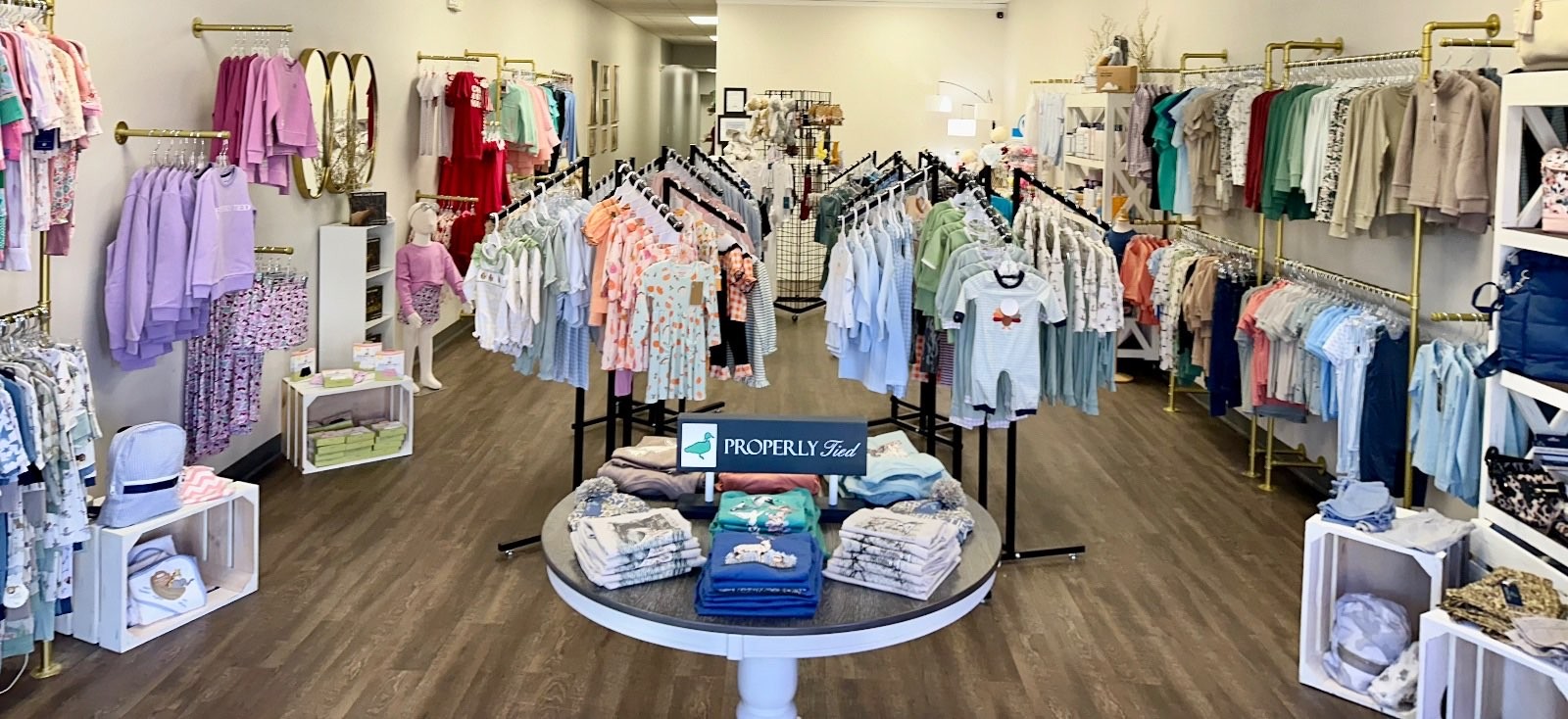 Inside the From Bumps 2 Babies boutique in Enterprise, Alabama